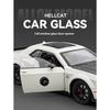 1/24 Dodge Challenger Hellcat Redeye Alloy Diecast Car Model High Simulation Ornament Toy Sound & Light Pull Back Holiday Gifts