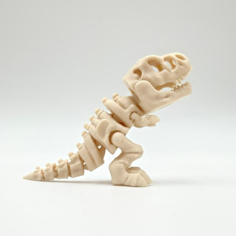 3D-gedrucktes T-Rex-Skelett Spielzeug Vollkörper Gelenkige Gelenke Realistisches Dinosaurier-Tier-Modell für Sammler