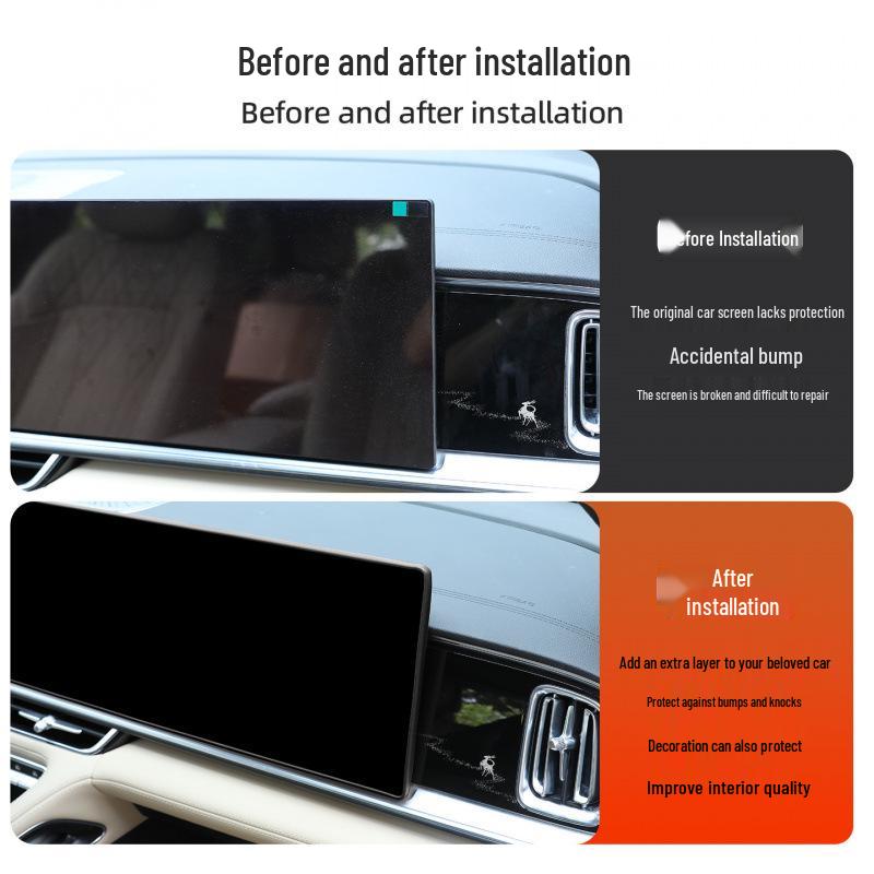 Geely Xingyue L Screen Protector & Dongfang Yao Rearview Mirror Silicone Case for 26 Models