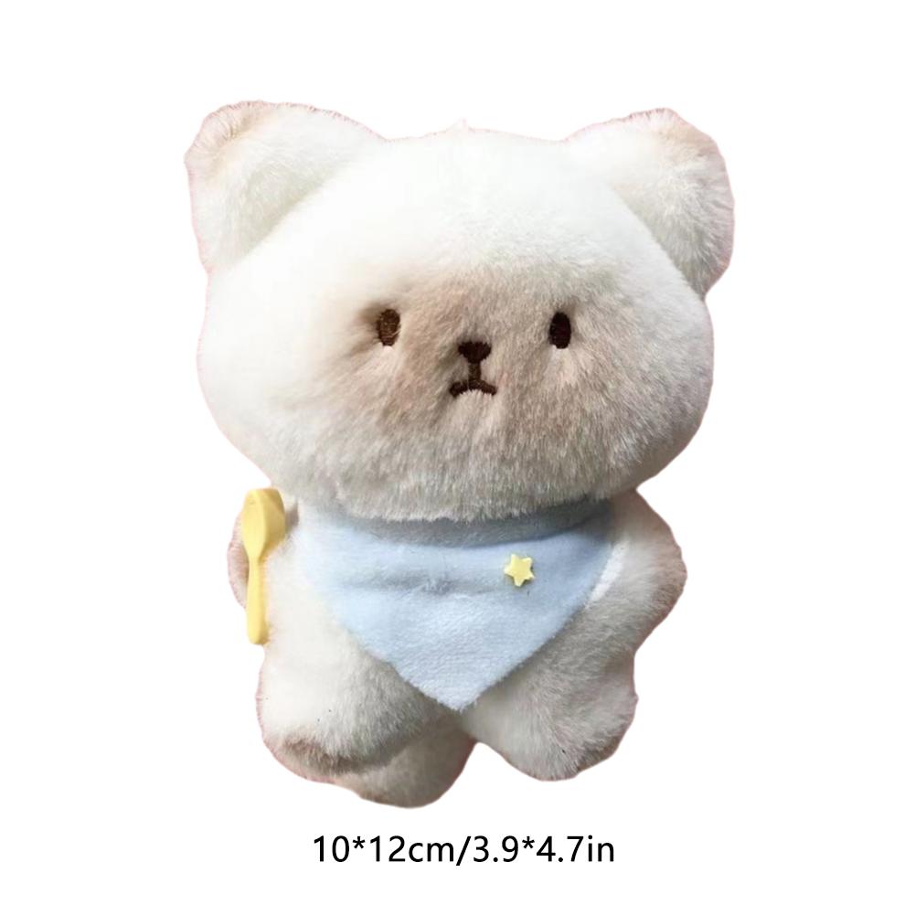 KAWAII Cartoon Siamese Cat Rabbit Plush Toy Soft Stuffed Doll Gifts Car Pendant Kids Key Hanging Decoration Birthday Bag Toy