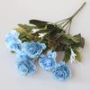 1 Tak Nep Zijde Bloem Flexibel Mooi Weerbestendig Elegant Levendig Kunstmatige Pioenroos Bloemen Feestbedankjes