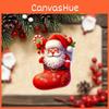 Santa Car Christmas Acrylic Pendants Cartoon Design Auto Festive Decoration