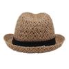 Hollow Straw Hat Hand-Woven Cool Hat Hawaiian Sunscreen Visor Sweet Jazz Hat Lady