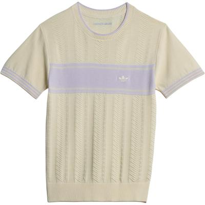 adidas Originals X Wales Bonner Kollaboration Schnelltrocknend Feuchtigkeitsableitend Atmungsaktiv Ultraleicht Kurzarm T-Shirt Unisex Oberteile GU0751