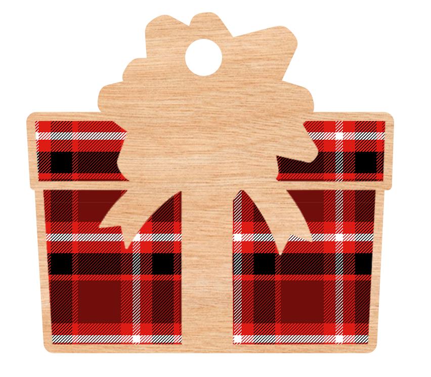 Wooden Christmas Tree Decorations D46 Gift