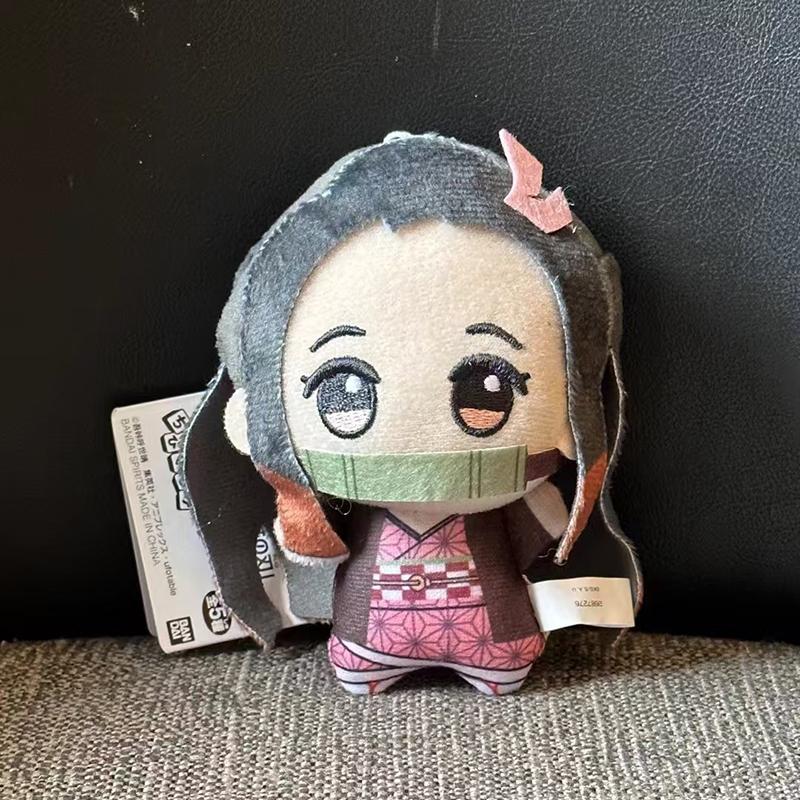 10cm Anime Demon Slayer Tomioka Giyu Kamado Tanjirou Kamado Nezuko Agatsuma Zenitsu Shinazugawa Pendant Stuffed Plush Toys Gift