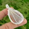 Natural Botswana Agate Wire Wrapping Handcrafted Trendy Pendant Sterling Silver