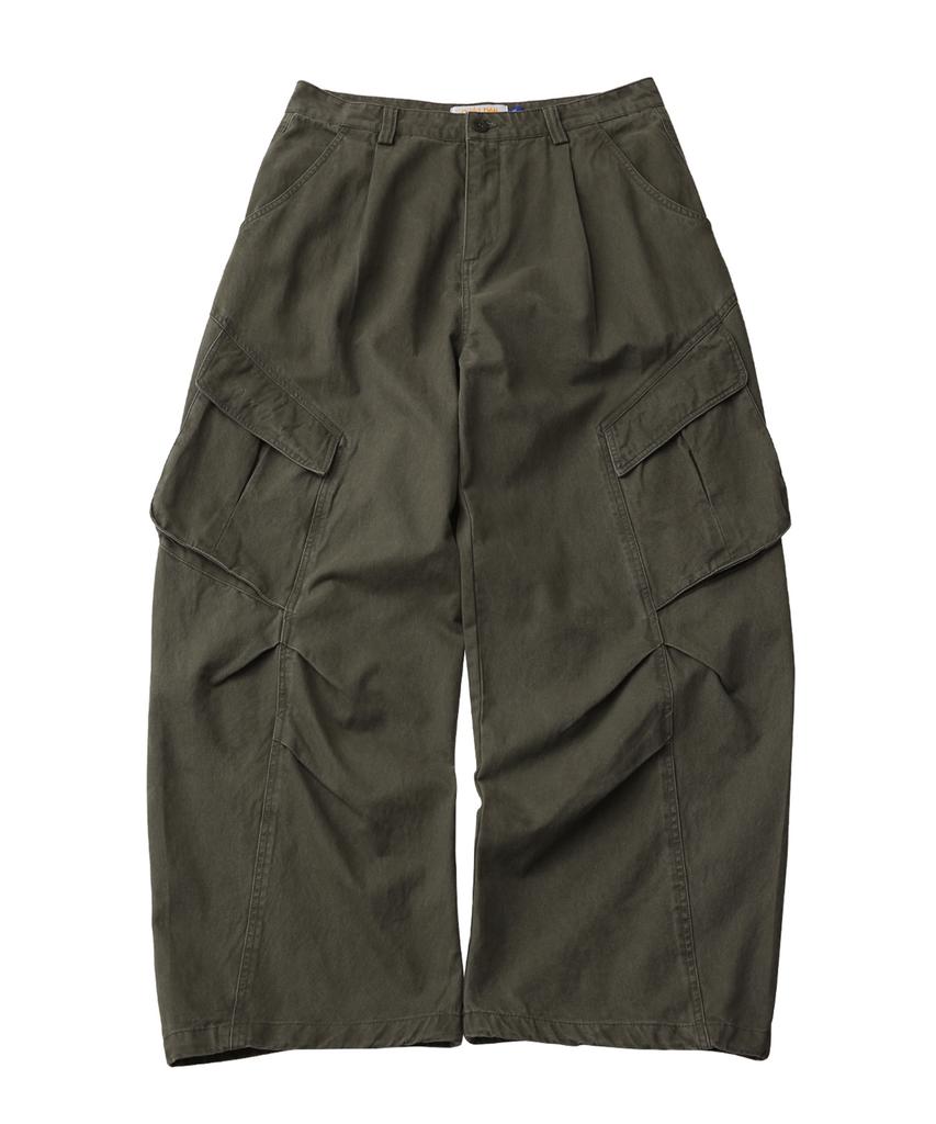 GOLDEN SUNSHINE Washed Cargo Pants_Khaki