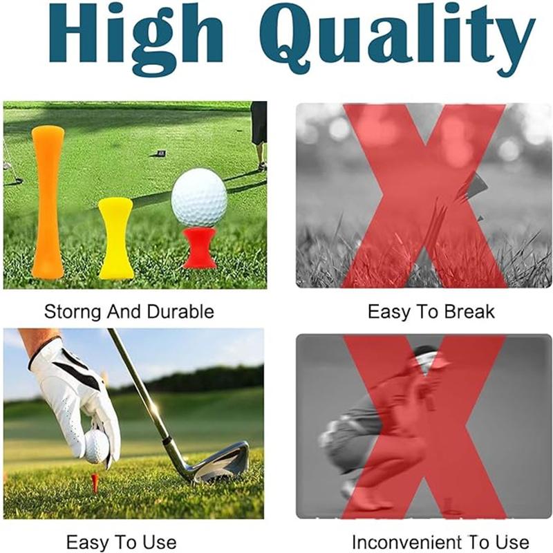 50 Pcs/Pack Professional  Golf Supplies New Golf Practice Products Golf Accessories Golf Limit Nail Plastic Ball Holder