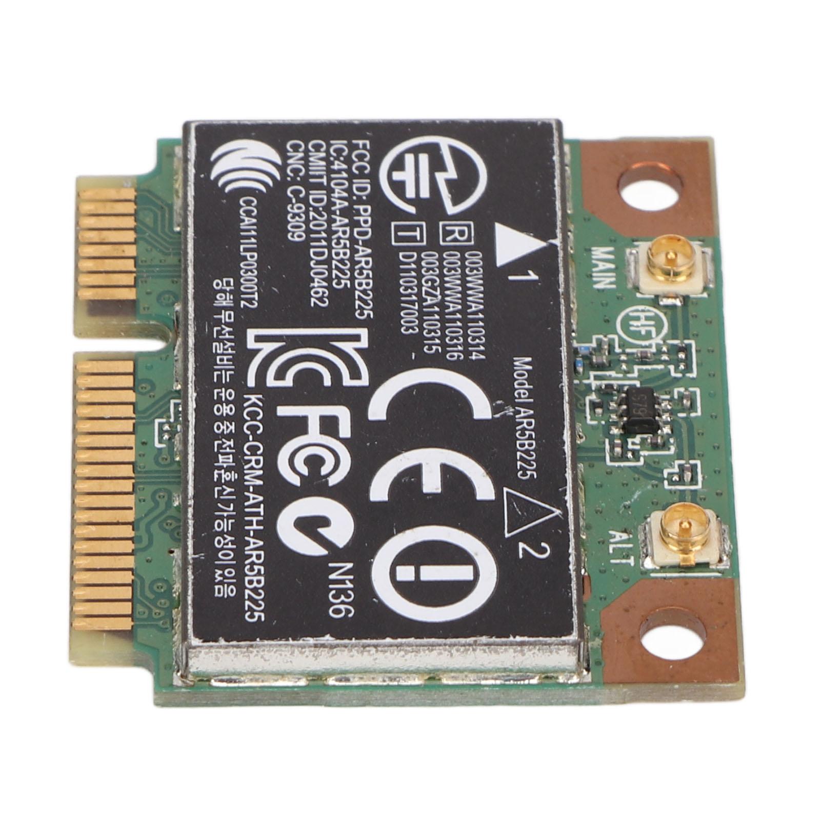 

Mini PCIe Network Card NIC Adapter High Speed 300M BT4.0 Wireless Network Card for HP CQ43 CQ58 DV4 DV6 DV7 G4 G6 G7