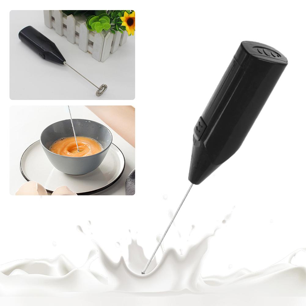 Powerful Milk Frother Handheld Drink Mixer Electric Mini Whisk Mini Whisk Drink Mixer Plastic Egg Beater for Lattes Cappuccino