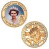 Medaglia commemorativa della Regina Elisabetta II, collezione di monete commemorative, artigianato in metallo
