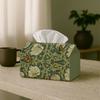 1pc Botanical Tissue Box Holder with Floral Vine & Butterfly Cover - Decorative Rectangular Napkin Case Suitable for Living Room, Desk, Tabletop Stora