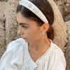 SCHO JEWELRY Lana Royal White Hairband