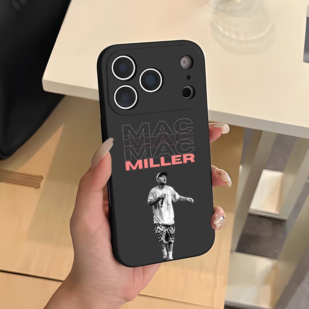 

Чехол для телефона Singer M-Mac Circles Miller Для IPhone 17 Air 16 E Pro Max 15 14 13 Mini 12 Pro 11 Max Plus Черный Мягкий Корпус iPhone 12 Mini