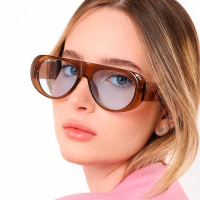 Popular Fashion Pilot Women Sunglasses Retro Luxury Brand Designer Shades UV400 Men Trending Wide Legs Sun Glasses
