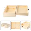 Wooden Storage Box Storage Wooden Box 1PC Decorated