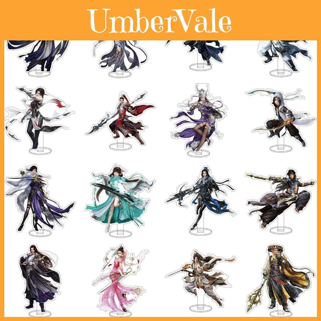 Charming Online Game Swordsman Love Character Acrylic Display For Collectors