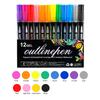 8/12/24 Pcs Metallic Marker Pens Art Line Pen Outline Marker Highlighter Pen For Manga Crafts Scrapbooking School Stationery Supplies