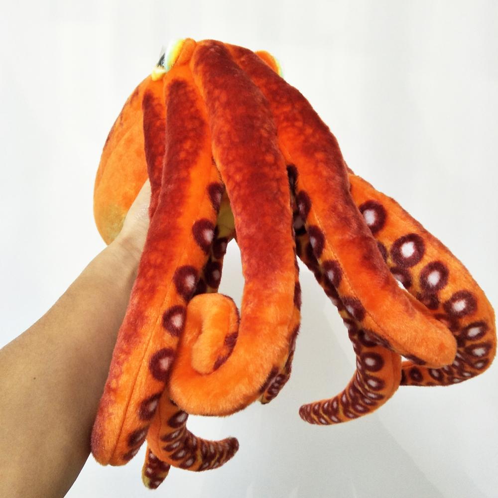 Simulation Orange Oktopus Baby Kinder Kinder Stofftier Plüschtier Für Geburtstagsgeschenk Meerestiere