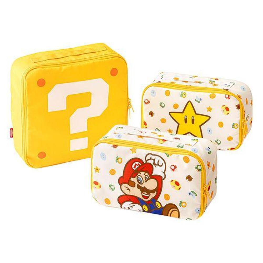 Nintendo Super Mario Oppbevaringsveskesett Hatena-blokker NSL0132
