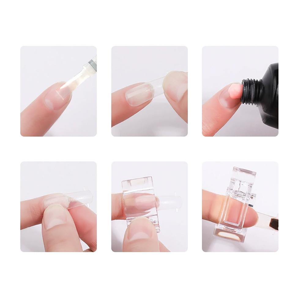 1/5 Pieces – Acrylic Nail Mold Fixing Clips | Polygel Clamps | Extension Gel Shaping Clips | Nail Art Styling Auxiliary Tools
