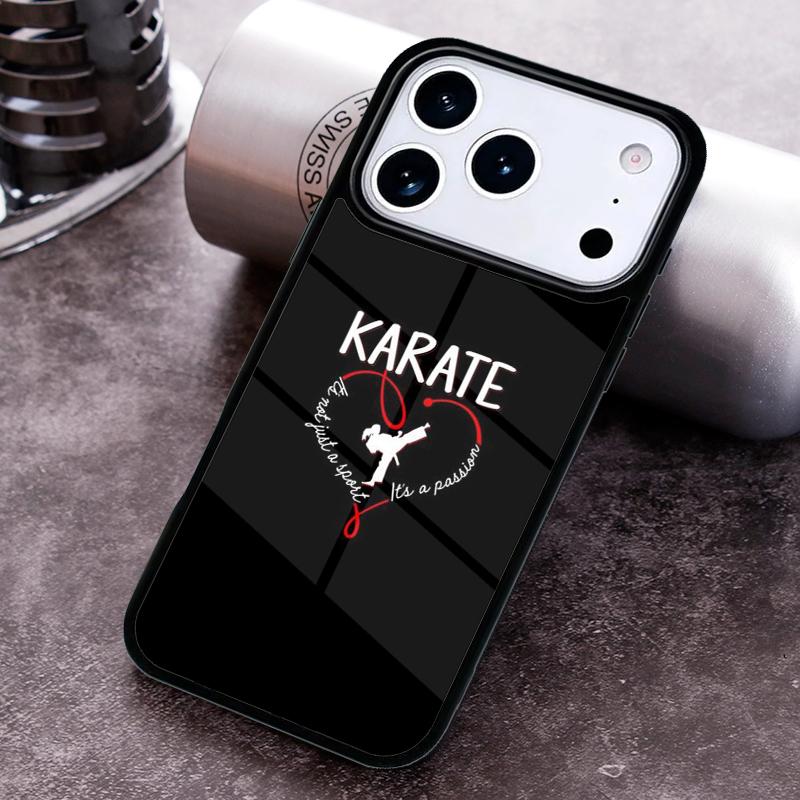 Kung Fu Oyama Kyokushin Karate soft Phone Case for iPhone 17 16 15 Pro Max Air 14 13 12 11 Plus Shockproof Capa Cover