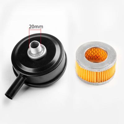 Filter Pump Accessories Noise Metal Black Air Compressor Muffler Replacement Attachment Tools 20mm Intake Practical