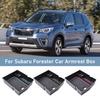 Підлокітник Коробка Лоток для Subaru Forester 2024-2019 USB-отвір Знімні накладки Легке встановлення Внутрішній органайзер для легкого доступу Приховане зберігання