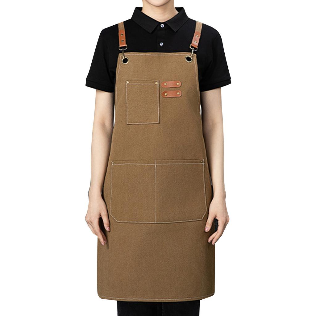 Waterproof And Stain Resistant Apron Kitchen Apron Hanging Neck Apron