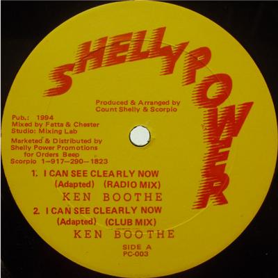 Płyta 12-calowa KEN BOOTHE - I Can See Clearly Now PC003 Shelly Power 1994 US Reggae, Ska & Dub Używana