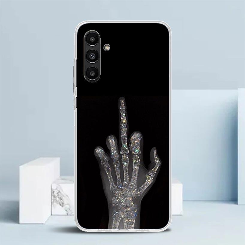 Middle Finger Cover for Samsung Galaxy A17 A37 A57 A16 A26 A36 A56 A15 A14 A55 Phone Case A13 A53 A25 A35 A24 A34 A23 A33 Galaxy
