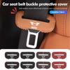 For MINI Car Seatbelt Plug Protector Case Seat Belt Buckle Clip Cover Cooper One JCW R56 Countryman Clubman R50 R53 R58