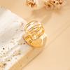 Fresh Fruit Strawberry Ear Bone Clip Earrings Simple Irregular Metal Oil Drip Earrings Female