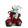 Dog Small Resin Motorcycle Plant Holder Garden Decor For Indoor Plants Gift And