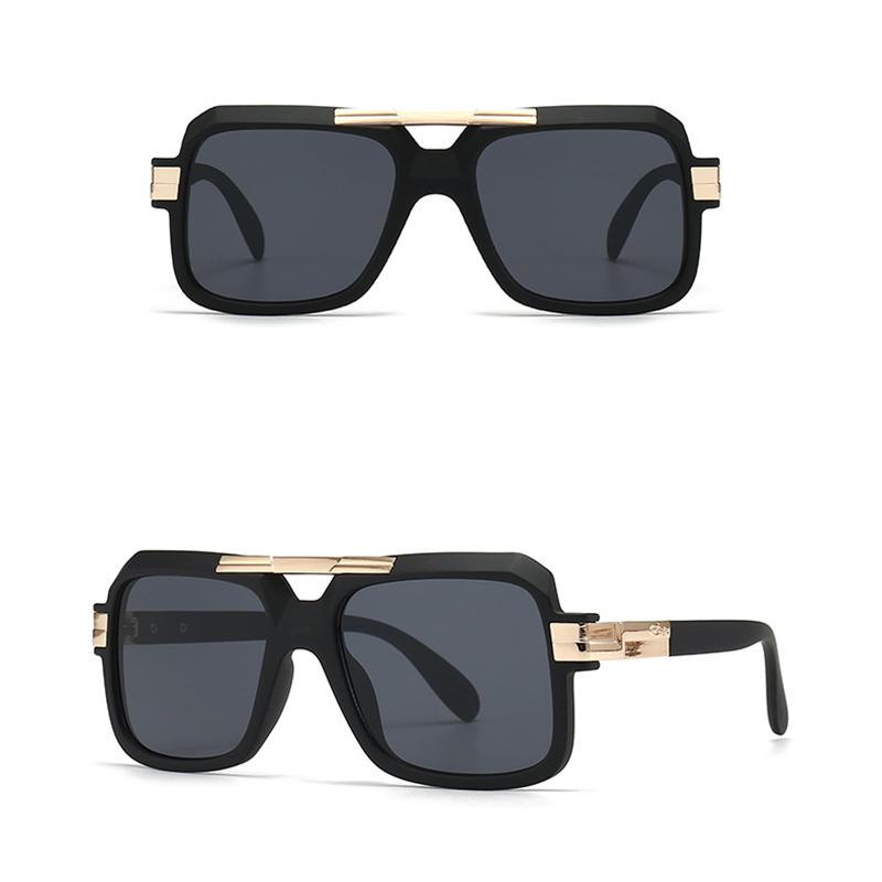Occhiali da Sole Quadrati Pilot di Lusso Classici Designer Steampunk Vintage Montatura Grande Occhiali da Guida Per Donne Uomini