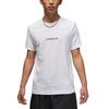Jordan Logo Print Crew Neck T-Shirt Men Tops White DM3183-100