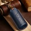 Leather Car Remote Key Case Cover For GAC Trumpchi GS7 GS8 GM8 GS5 GA6 GM6 2016 2017 2018 2019 2020 2021 2022 2023