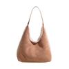 Winter Large-capacity Suede Shoulder Bag Women's 2025 New Commuter Underarm Bag Versatile Lamb Wool Tote Bag