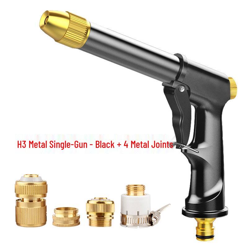 Pressurized Water Gun & Telescopic Hose Set for Car Wash and Gardening