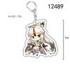 Raiden Shogun & Yae Miko Genshin Impact Acrylic Keychain