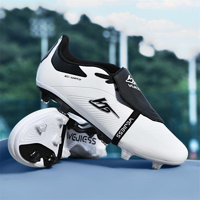 

Professional High Top Men s Football Shoes Fashion White High Quality Fast Soccer Sneakers Outdoor Non-slip Kids Football Boots 45