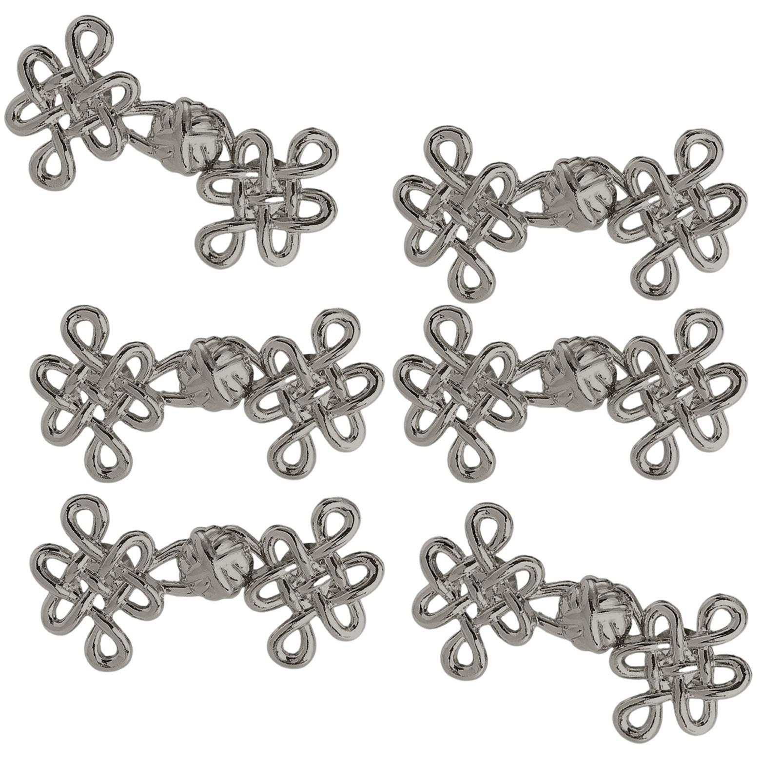 

Китайський вузол Затискач для утягування талії Металевий 3/6шт Регульована шпилька з покриттям для широких штанів та джинсів Розширювачі для фітнесу талії 6