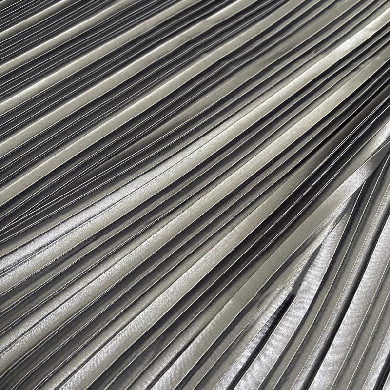 Pleated Satin Fabric By Meter for Needlework Dress Skirt Costume Clothes Diy Sewing Cloth Soft Glossy Smooth Plain White Pink