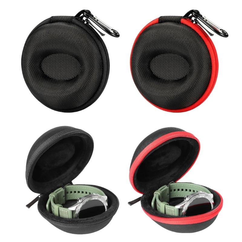 Portable Watch Storage Box Waterproof Unique Travel Carrying Case Bag With Soft Lining Fit for Smartwatch Wristwatch Box
