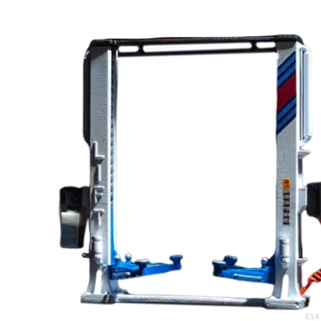 1/64 Scale Model Car Lift, Decorative And Creative Diorama, Lift for Garage Children