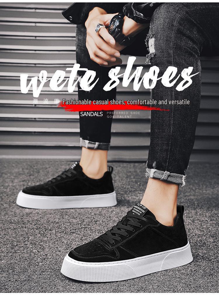 Summer Men's Thick-Soled Skate Shoes - Breathable, Comfortable & Versatile Casual Sneakers