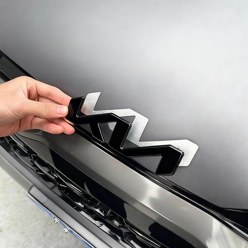 ABS Car Front Hood Rear Tail Trunk Emblem Badge Sticker For KIA EV6 Stinger RIO Sorento Picanto Ceed Borrego Syros K4 K5 K8 K9