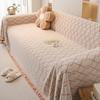 Sofa Towel Plush Half Velvet Sofa Slipcover Sets Sofa Cushion Living Room All-Inclusive Sofa Towel Cover Cloth