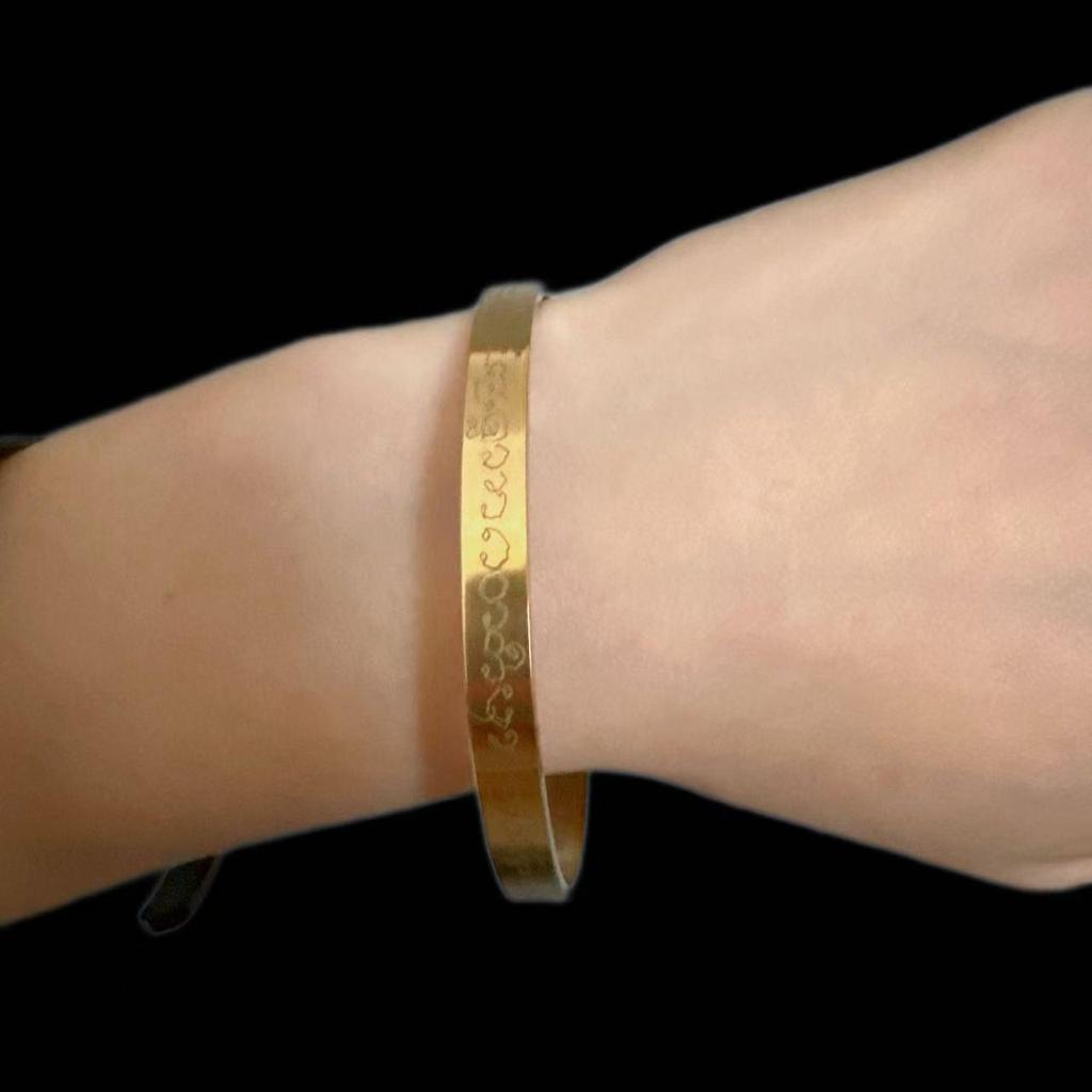 Azambia Thai Buddhist Scripture Bracelet - Authentic Exclusive Temple Design